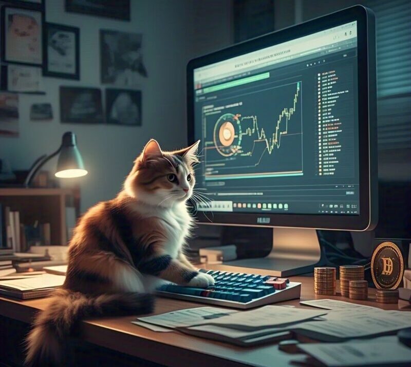 cat in crypto exchange